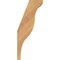 Ekena Millwork 5 1/2"W x 6"D x 14"H Funston Smooth Knee Brace, Western Red Cedar BRC06X06X14FST00SWR - alternate 3